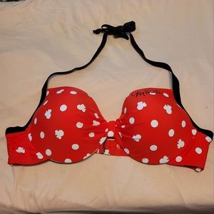 Disney's Minnie Mouse plus size 3X swim bikini top, NWT